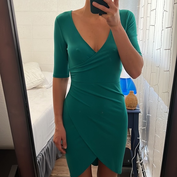 NWOT Leith tulip wrap dress, small - Picture 2 of 6